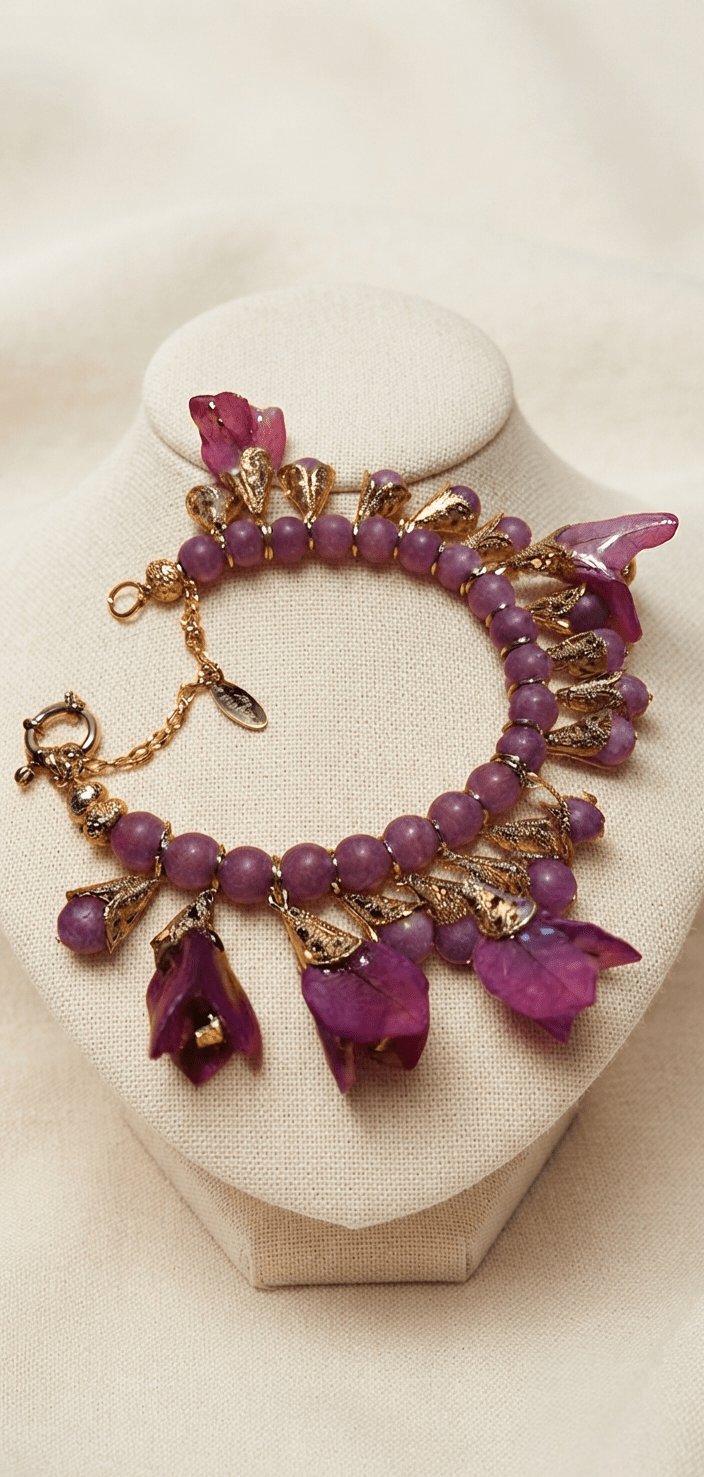 Violet Garden Bracelet - By Marbella