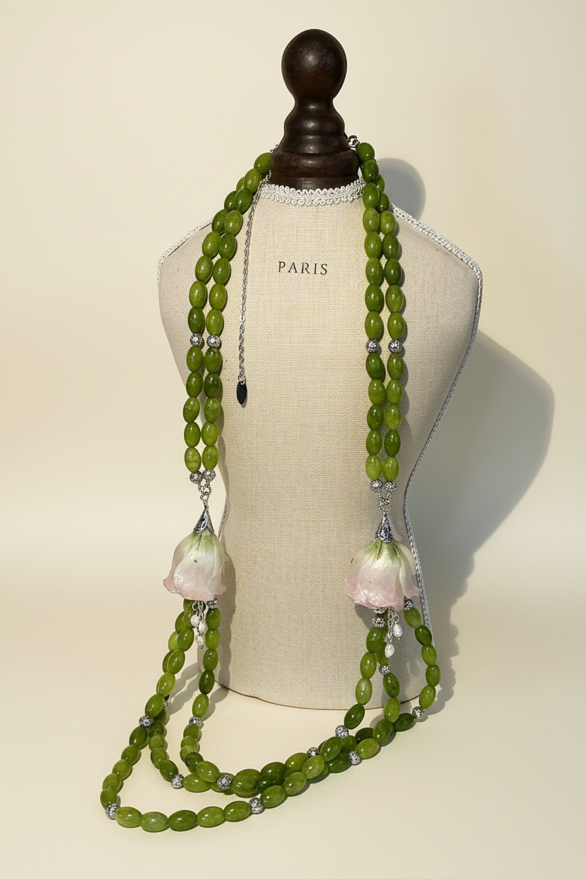 Editorial collar verde oliva