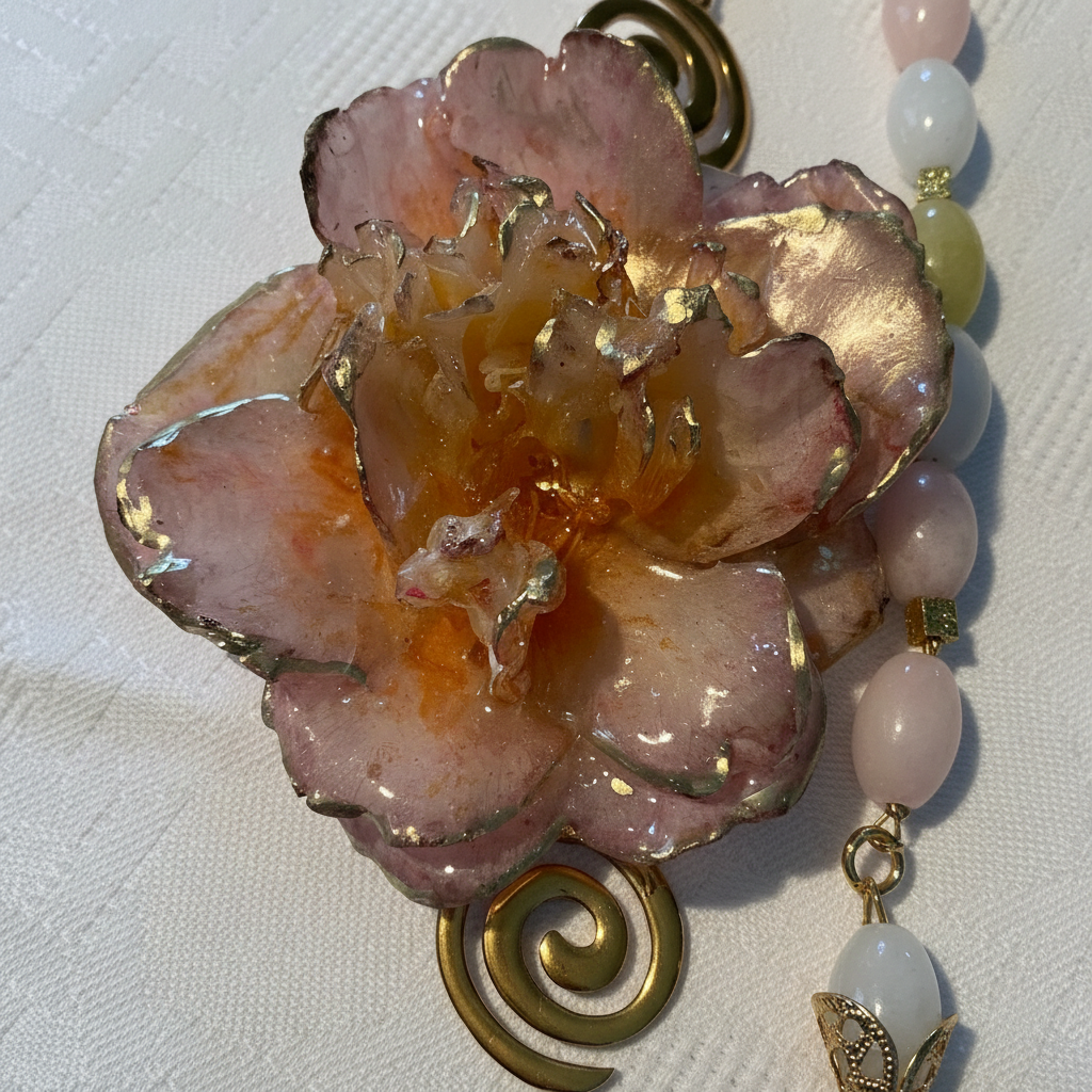 Golden Camellia — Flower Detail